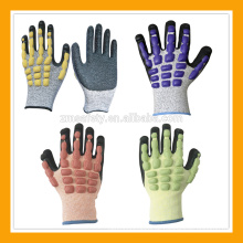 TPR Anti-Impact HPPE Schnittschutzhandschuhe, Multiprotec Latex Crinkle Coated Handschuhe